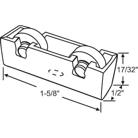 Strybuc Sliding Window Roller Assembly 900-11791